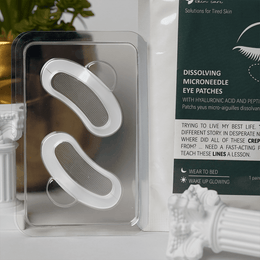 Dissolving Microneedle Eye Patches